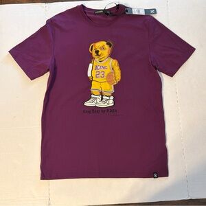 Hudson Outerwear 100% AUTHENTIC King Bear 23 Purple Mens Sample Large, NWT